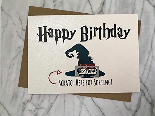 Harry Potter birthday card printable