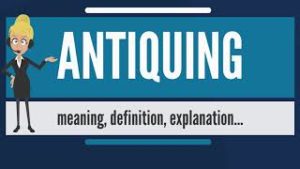 What does antiquing mean