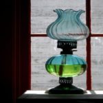 Antique oil lamp