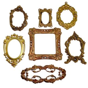 antique brass picture frames