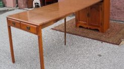Antique buffet with pull out table