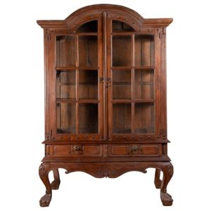 Antique cabinets with glass doors