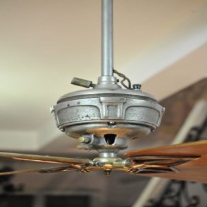 antique ceiling fan with light