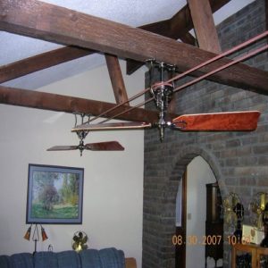 Antique ceiling fans belt driven