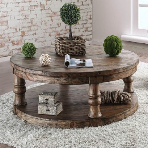Antique Coffee Table Round