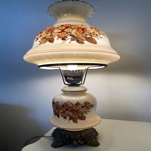 antique electric hurricane lamps value
