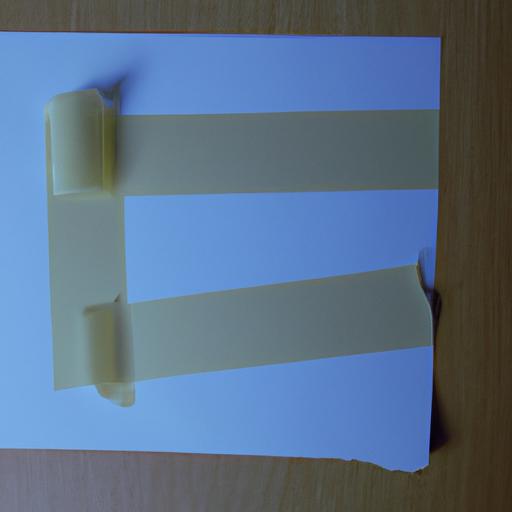 Adhesive tape can be used to remove pen marks from paper without damaging the surface.