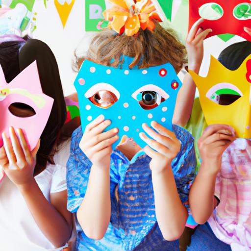 Paper masks are a great addition to any party or celebration, and can be customized to match any theme!