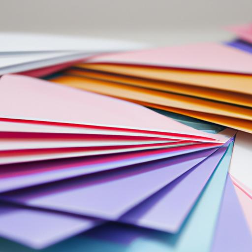 DIY paper envelopes in various colors and sizes