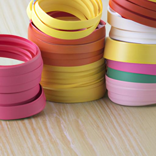 Decorate your paper rings with different patterns and colors