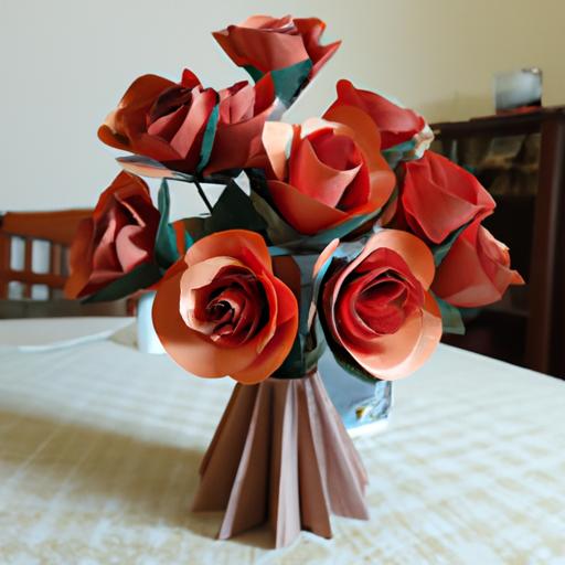 Discover unique ways to decorate and display your paper roses