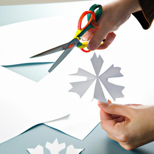 Follow these simple steps to create a beautiful paper snowflake with ease