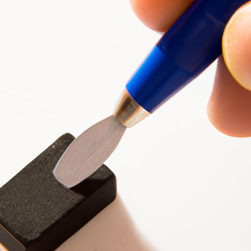 Erasers are a gentle and easy way to remove ink from paper.