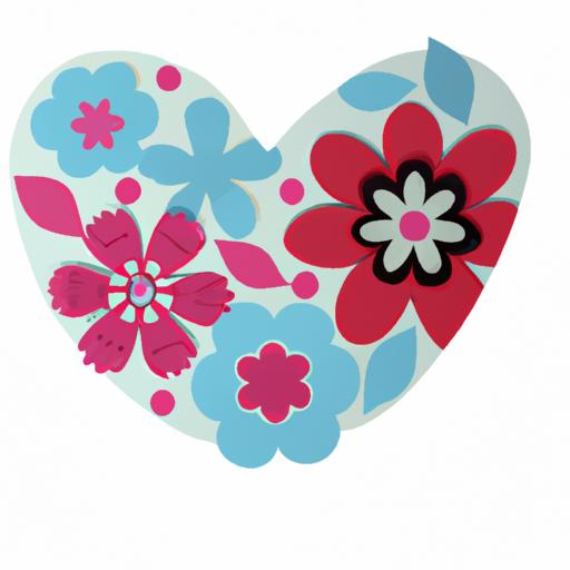 A delicate paper heart with intricate floral cutouts, perfect for adding a romantic touch to any decor.