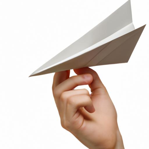 Making a paper airplane with ease
