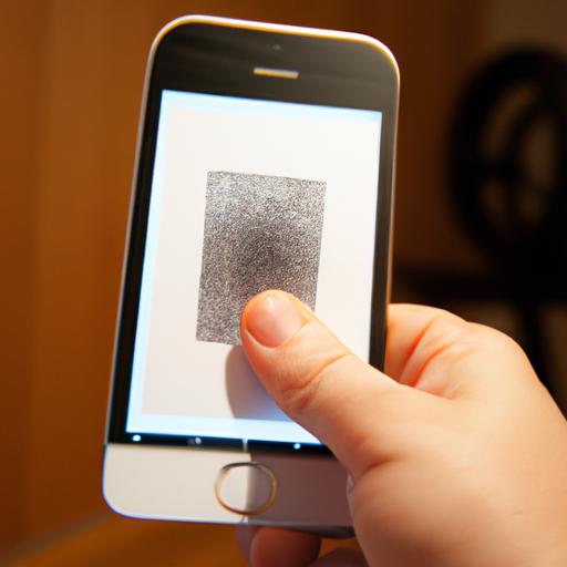 Scanning a paper document on iPhone is as simple as taking a picture.