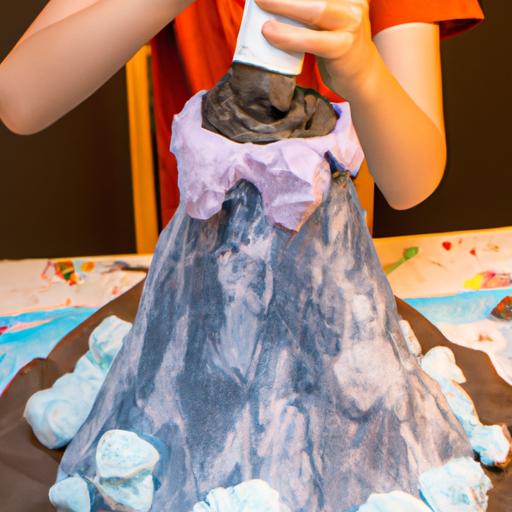 A step-by-step guide on how to make a paper mache volcano