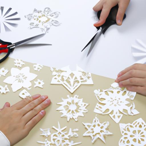 Bond over the art of paper snowflake making with a friend or family member