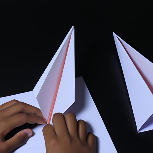 Precision is key when folding a paper airplane for maximum flight distance