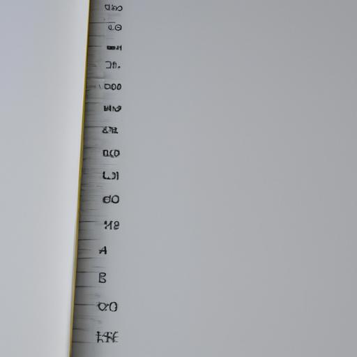 A ruler accurately measuring the dimensions of A3 paper in inches
