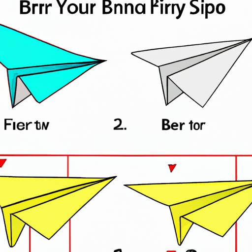Follow these instructions to create a classic paper airplane design