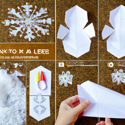 Learn how to make beautiful paper snowflakes with your kids