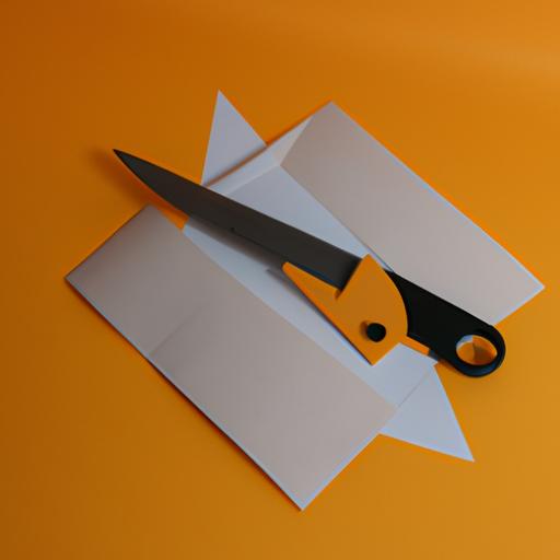 Follow these instructions to make a paper knife from scratch using simple materials.