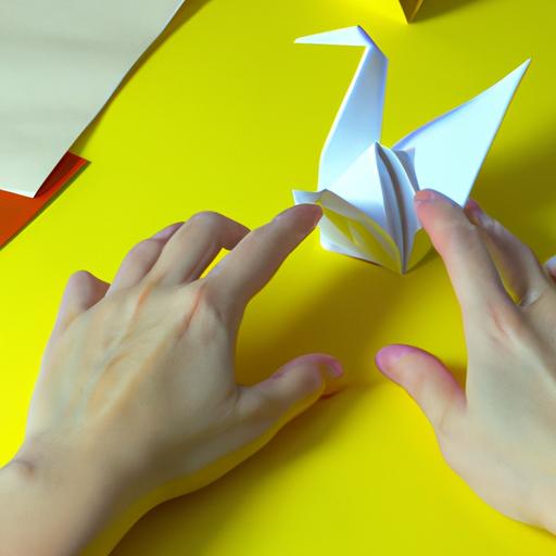 Follow these easy steps to make a beautiful paper crane.