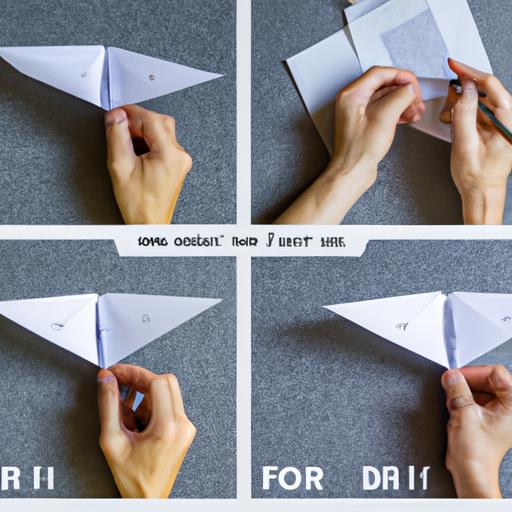 Learn how to build the perfect paper airplane with these easy-to-follow instructions.