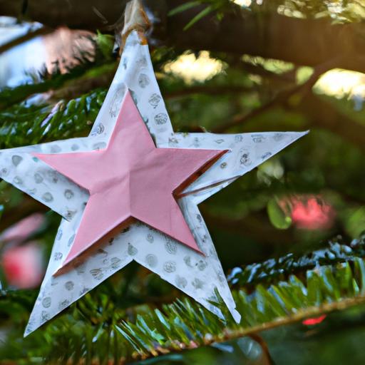 Add some festive charm to your holiday decor by making these paper stars and hanging them on your tree