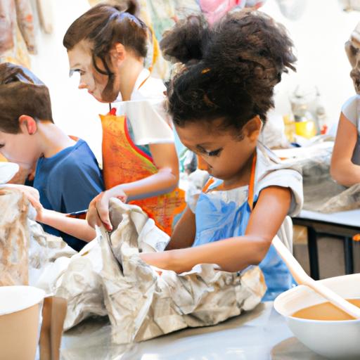 Teaching kids the fun and messy art of paper mache requires patience when waiting for their creations to dry