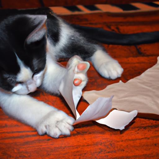 Cats' love of attention and playtime can lead them to seek out paper as a tool for interaction and stimulation.