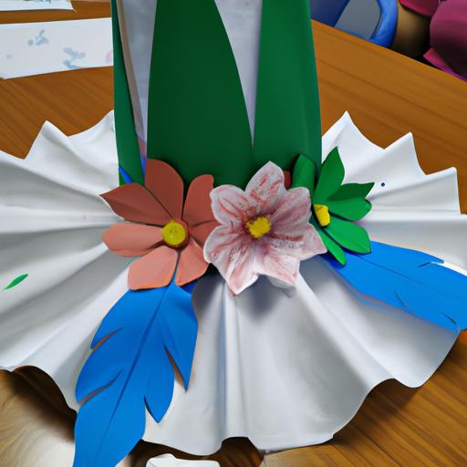 Add a touch of creativity to your paper hat with this flower decoration tutorial
