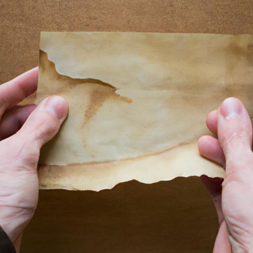Tea-staining paper can create unique and interesting patterns depending on the type of tea used