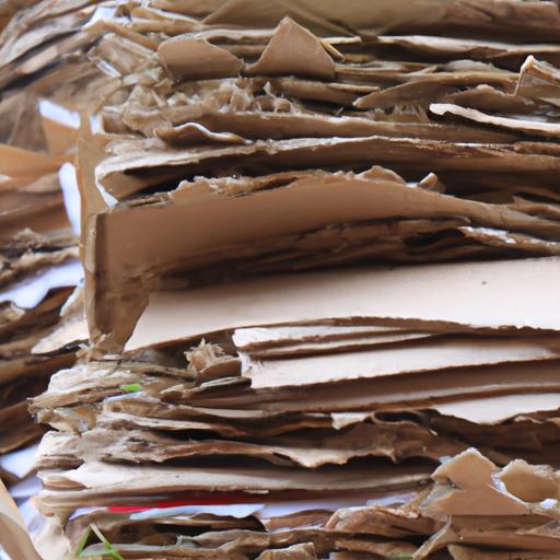 Recycled paper is one of the raw materials used in paper production.